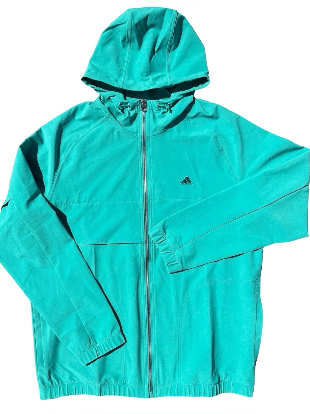 Adidas Men’s Golf Windbreaker Sample Jacket M Pure Teal – Rare Sold Out JL7913